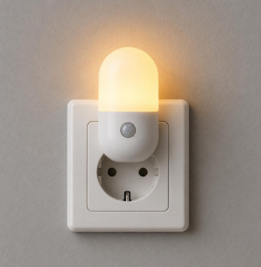 LED Nachtlamp met Lichtsensor – Warm Wit voor Slaapkamer & Hal