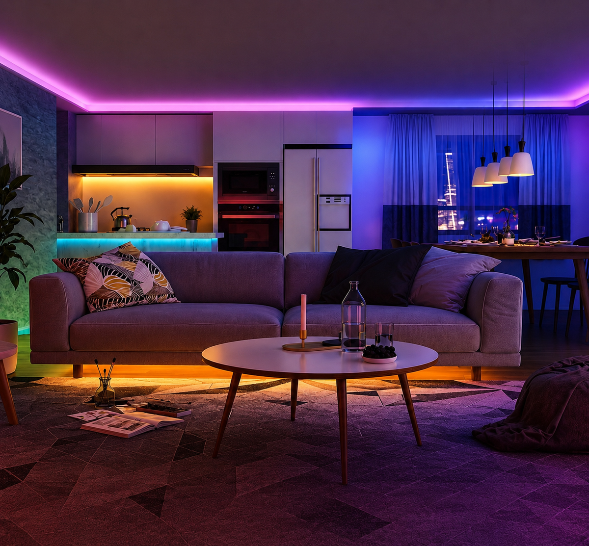 RGB LED Strip 5M | Sfeerverlichting voor kamer & TV