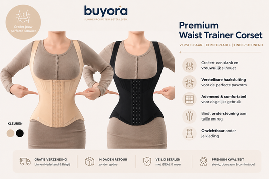 Premium Waist Trainer Corset – Verstelbare Tailleband voor een Slank Silhouet