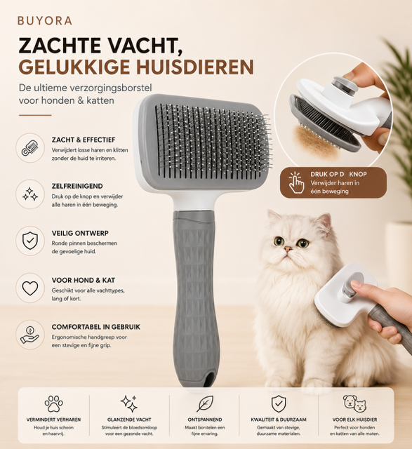 Premium Borstel voor Honden en katten